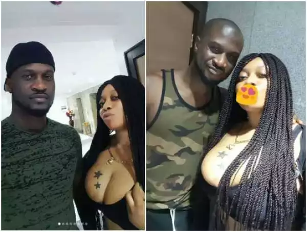" We Are Just Friends & Nothing More ": Busty lady Whose Photo With Peter Okoye Went Viral Speaks